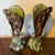Antique 19th Century French Majolica Palissy Ware Sea Shell Form Vases - a Pair For Sale - Image 4 of 12