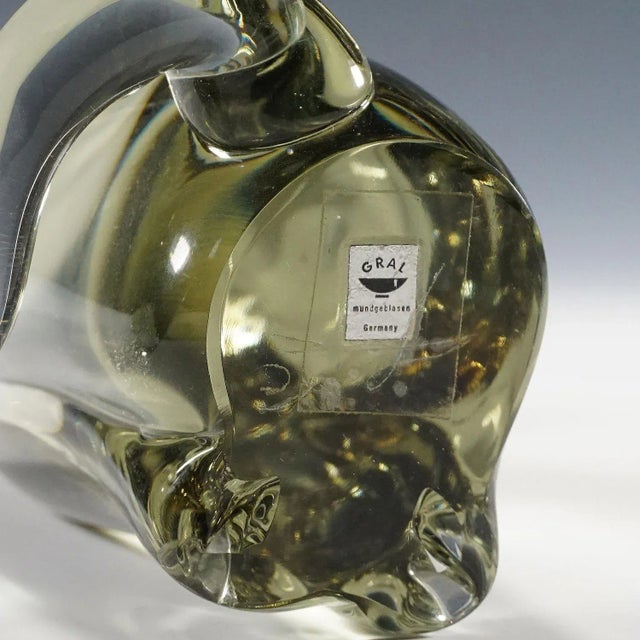 Sculpture of a Stylized Cat Designed by Livio Seguso Ca. 1970s For Sale - Image 6 of 6