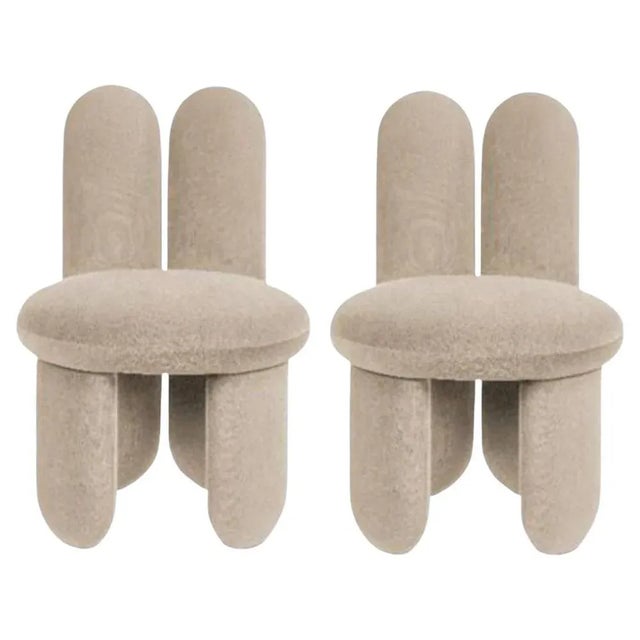 Copper Set of Gentle 223 Glazy Chairs by Royal Stranger For Sale - Image 8 of 8