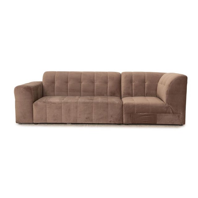 Bloom 3-Seater Sofa in Beige Velvet from IconX Studios For Sale - Image 10 of 10