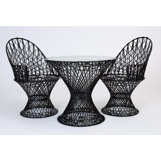 Spun Fiberglass Patio Bistro Table by Woodard Furniture Chairish