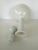 Mid-Century Modern Mid-Century Milk Glass Bath Oil Bottle With Stopper 11” For Sale - Image 3 of 4