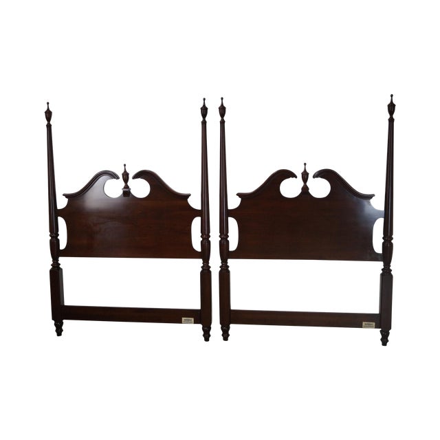 Ethan Allen Twin Headboards A Pair Chairish