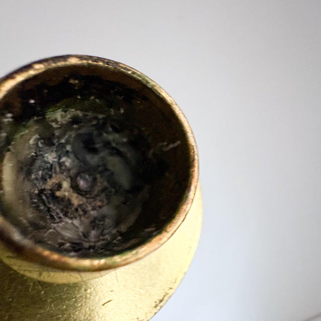 Set of 3 Kräsen Candlesticks by Ehlen Johansson for Ikea, Stone and Wrought Iron Trio of Candlestick Holders For Sale - Image 10 of 10