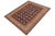 Rustic Super Kazak Blue/Beige Wool Rug - 8'10'' X 12'0'' For Sale - Image 9 of 10