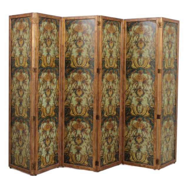 Maitland Smith Venetian 6 Panel Divider Dressing Screen For Sale