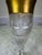 Hollywood Regency Vintage Moser "Splendid" Crystal Stemware Goblet With 24k Gold Rim For Sale - Image 3 of 9