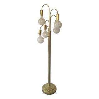 Vintage Brass Floor Lamp For Sale