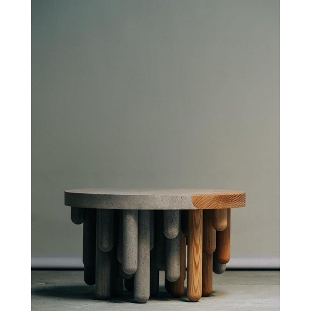 Matek Rooted Coffee Table in Recycled Composite by Project Materia For Sale - Image 9 of 9
