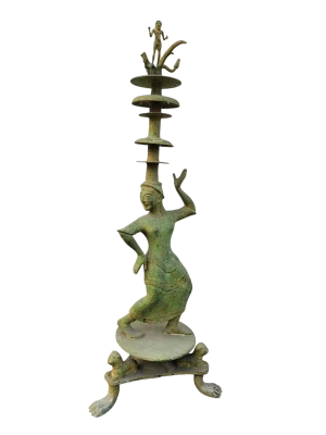 Grand Tour Thymiaterion or Etruscan Incense Burner, 19th Century