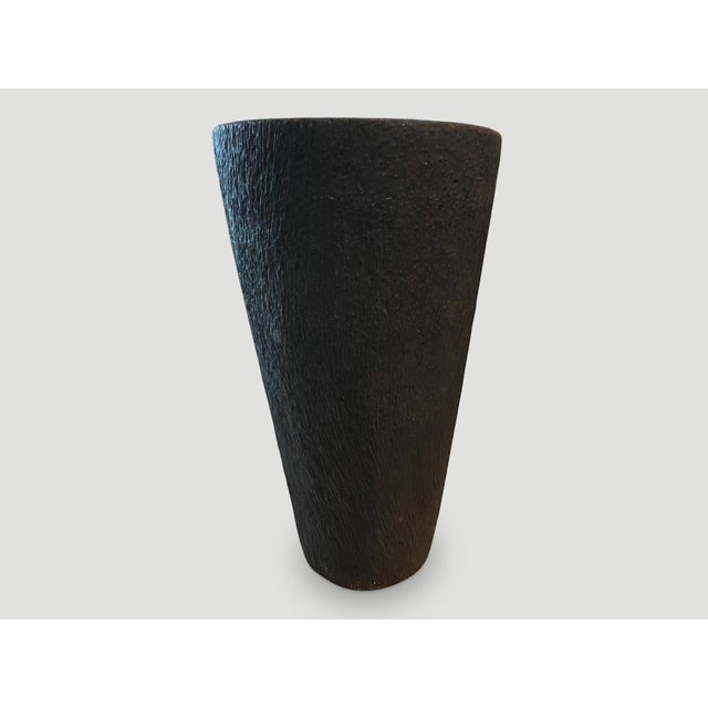 Contemporary Andrianna Shamaris Minimalist Coconut Wood Container For Sale - Image 3 of 5