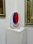 Fantastic Sommerso styled Murano Glass Vase by the furnaces of Oball. Signed. Great intense coloring of red and blue along...