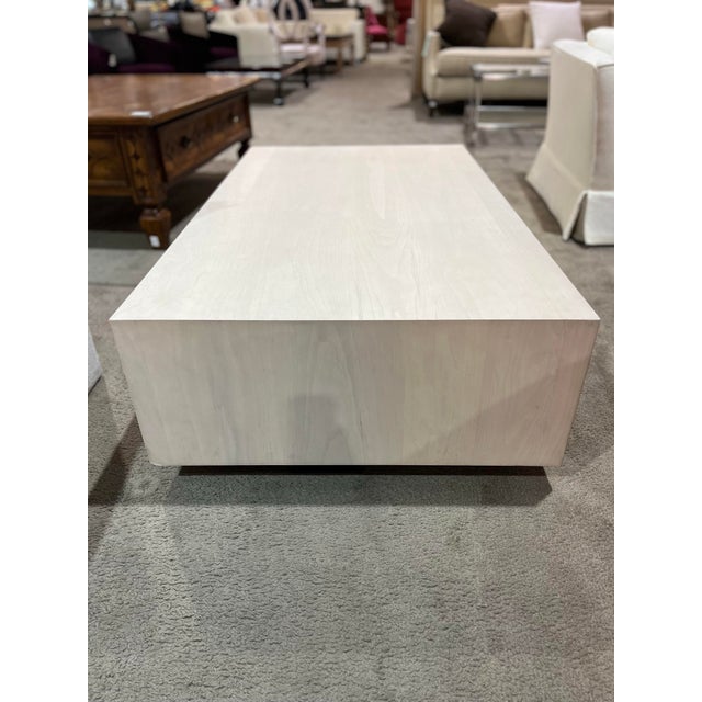 Clean lines, natural texture, and subtle sophistication define the Four Hands “Hudson” Coffee Table. Crafted from ash wood...