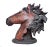 American Vintage Leather Wrapped Equestrian Horse Bust For Sale - Image 3 of 6