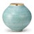 Contemporary AERIN Calinda Moon Vase in Blue Grotto For Sale - Image 3 of 3