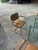 Vintage Chrome and Woven Leather Dining Set With Geometric Glass Top For Sale - Image 4 of 9