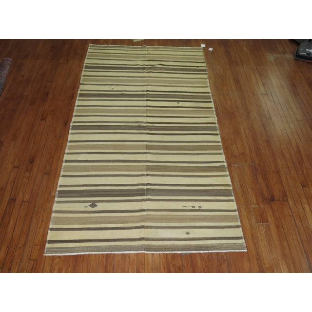 Mid 20th Century Vintage Turkish Kilim For Sale - Image 5 of 6