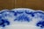 Late 19th Century Antique w.h. Grindley Flow Blue Oval Porcelain Platter Tray Centerpiece England For Sale - Image 5 of 12