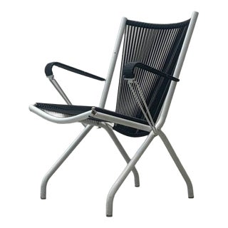 Folding Lounge Chair by André Monpoix, France, 1950s For Sale