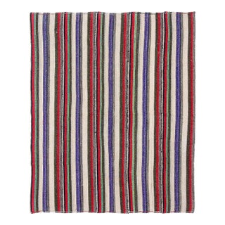 Striped Vintage Decorative Kilim Rug For Sale