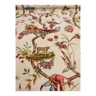 Scalamandre Chinoise Exotique 16211 Designer Fabirc - 4 Yards For Sale