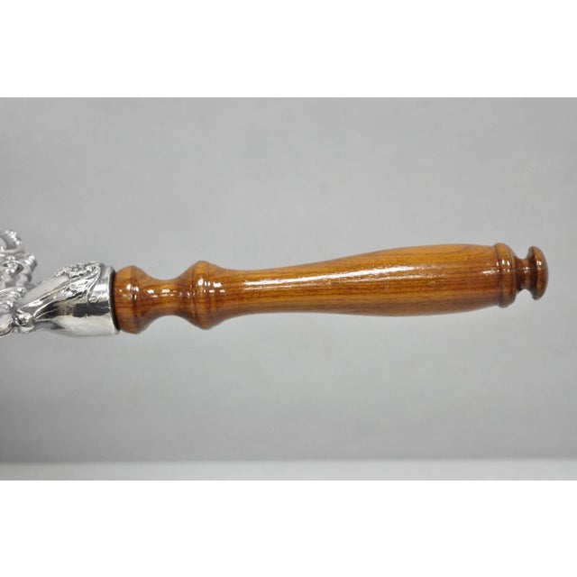 Silver Vintage Sheffield Victorian Silver Plated Large Warmer Chafing Serving Dish For Sale - Image 8 of 16