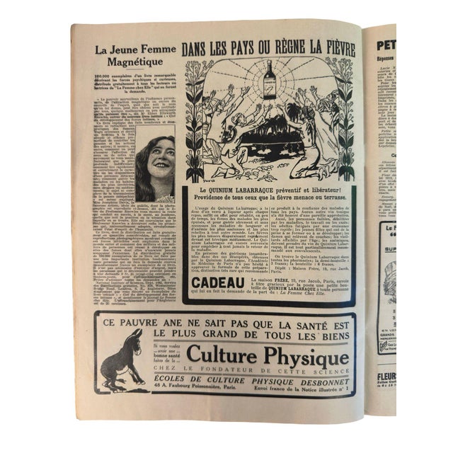 French Antique French Fashion, Interiors & Women’s Culture Magazine, La Femme Chez Elle, March 15, 1914 For Sale - Image 3 of 14