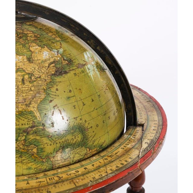Antique Victorian Terrestrial Table Globe from Malbys, 19th Century For Sale - Image 14 of 18