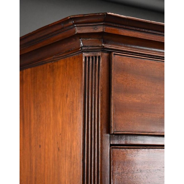 Wood George III Mahogany Chest, 1800 For Sale - Image 7 of 9
