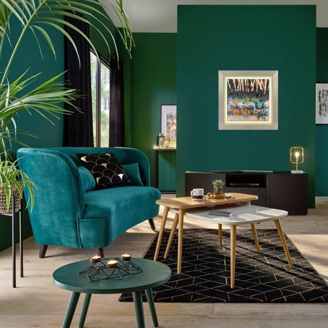 Abstract Judaica Enamel Mounted Wall Panel Plaque Artwork by George Welch, Circa 1950 For Sale - Image 15 of 15