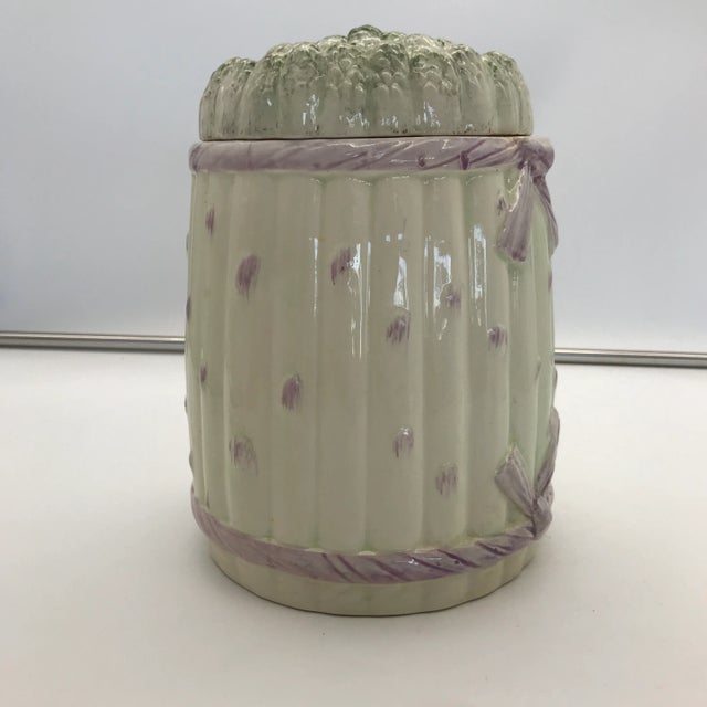 1960s Italian Ceramic Asparagus Container For Sale In Dallas - Image 6 of 10