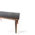Black Mid-Century Rectangular Walnut Dining Table with Tapered Legs, 1960s For Sale - Image 8 of 12