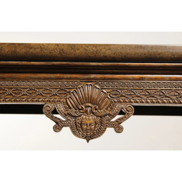 Maitland - Smith French Louis XV Style Wrought Iron Console Table For Sale - Image 4 of 13