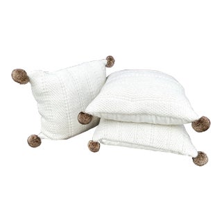 Oversized Cozy Sweater Pillows- Set of 3 For Sale