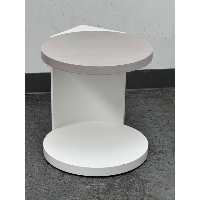 White Bernhardt Stratum Stratum Side Table For Sale - Image 8 of 12