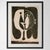 Figurative Set of 16 – "Picasso's Female Heads" | Framed Black & White Gallery Wall Collection After Pablo Picasso For Sale - Image 3 of 14