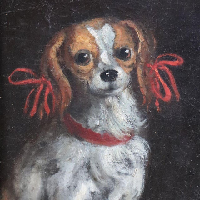 Portrait of Anna Maria Luisa d'Orléans, 17th Century, Oil Painting on Canvas, Framed For Sale - Image 9 of 18