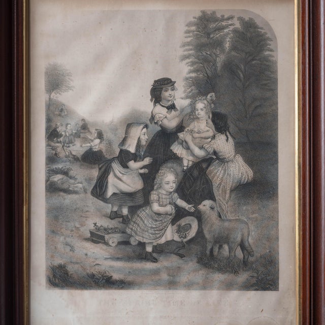 Traditional The Spring Time of Life Engraving by G. Bather, c.1868 For Sale - Image 3 of 8