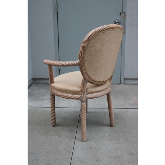 1970s Pair of Carved Armchairs by Arpex For Sale In New York - Image 6 of 10