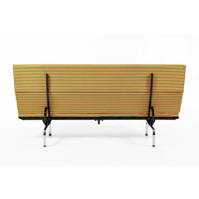 Mid Century Eames Herman Miller Sofa Compact, Alexander Girard Maharam Fabric, 2 Available For Sale In Detroit - Image 6 of 17