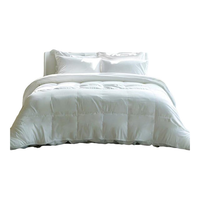 Winter Weight Premium White Duck Down Duvet with TENCELTM Lyocell Organic Cotton Shell, Twin For Sale