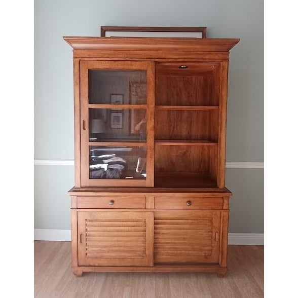 Ethan Allen Tango Collection China Hutch Chairish