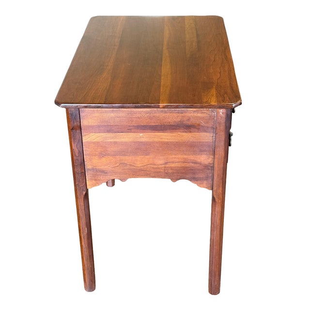 Lexington Furniture Vintage Lexington Bob Timberlake Cherry Two-Drawer Side Table / End Table - Solid Wood, 26"w X 17"d X 25"h For Sale - Image 4 of 10