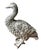 Vintage Country Style Cast Iron Duck Garden Statue For Sale - Image 4 of 12