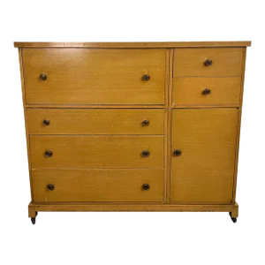 Tall Robsjohn Gibbings for Widdicomb Chest With Secretary Desk