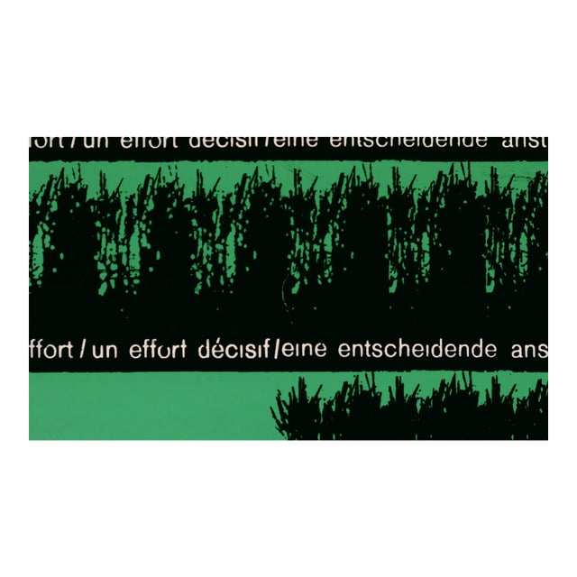 1970 Poster - Un Esfuerzo Decisivo / a Decisive Effort / Un Effort Décisif (Sugar Cane Harvest) For Sale