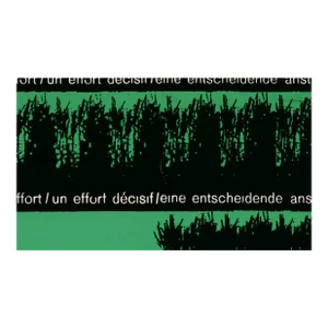1970 Poster - Un Esfuerzo Decisivo / a Decisive Effort / Un Effort Décisif (Sugar Cane Harvest)