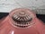 1930s Vintage Art Deco Pink Satin Glass Ceiling Light Shades, Floral Relief, Circa 1935–1945 - a Pair For Sale - Image 5 of 12