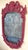 Late 19th Century 19th Century Large Rococo/ Baroque Design Ornately Carved Wood Wall Mirror With Aged Glass For Sale - Image 5 of 18