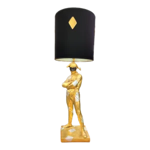 Mid Century Harlequin Jester Lamp